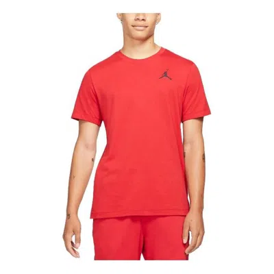 Air Jordan Jumpman Short-sleeve T-shirt 'gym Red Black'