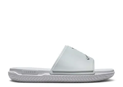 Air Jordan Jumpman Slide 'neutral Grey Metallic Silver' In Gray