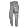 Air Jordan Jumpman Slim Fit Bundle Feet Athleisure Casual Sports Pants Gray