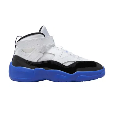 Pre-owned Air Jordan Jumpman Two Trey Ps 'concord Royal' | White | Kid's Size 2