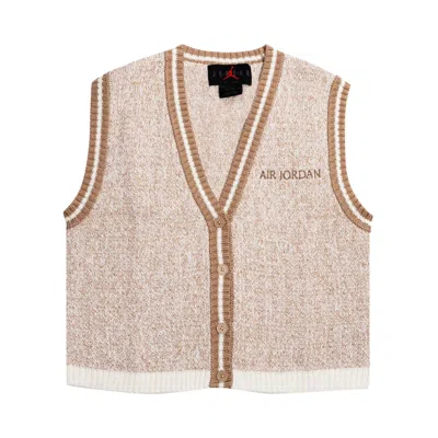 Pre-owned Air Jordan Knit Vest 'sail' | White | Women's Size M