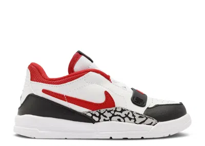 Air Jordan Babies'  Legacy 312 Low Td 'fire Red' In White