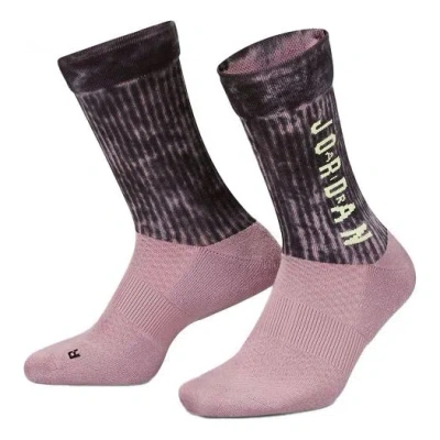 Air Jordan Legacy Sport Dna Tie Dye Alphabet Athleisure Casual Sports Socks Couple Style One Pair Pi