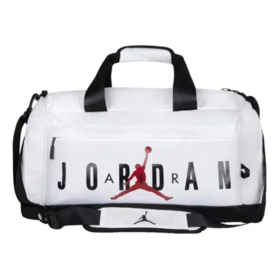 Air Jordan Logo Duffel Bag 'white' In Multi
