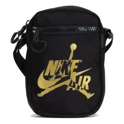 Air Jordan Logo Mini Classic Bag 'black Gold'