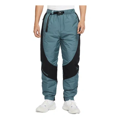 Air Jordan Logo Pattern Woven Casual Sports Pants 'blue Black'