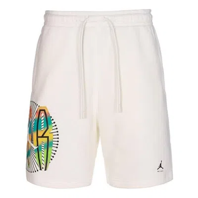 Air Jordan Logo Printed Casual Shorts 'white'