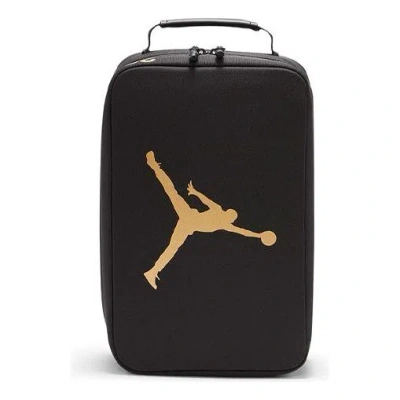 Air Jordan Logo Shoe Bag 'black Gold'