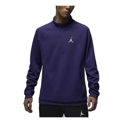 Air Jordan Logo Sweatshirt 'purple' In Blue