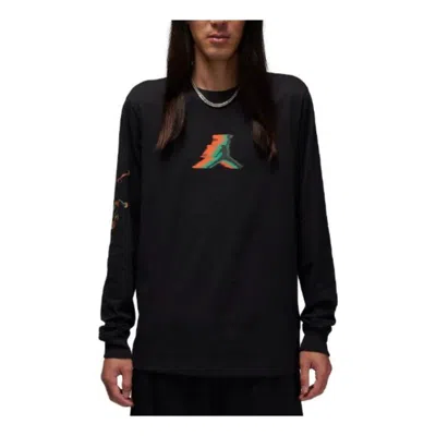 Air Jordan Long-sleeve T-shirt 'black'