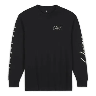 Air Jordan Long-sleeve T-shirt X Union 'black'