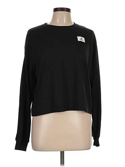 Pre-owned Air Jordan Long Sleeve T-shirt In Black