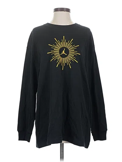 Pre-owned Air Jordan Long Sleeve T-shirt In Black