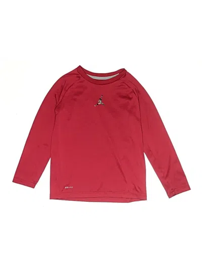 Pre-owned Air Jordan Kids' Long Sleeve T-shirt In Red