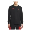 Air Jordan Loose Round Neck Long Sleeves T-shirt Men's Black