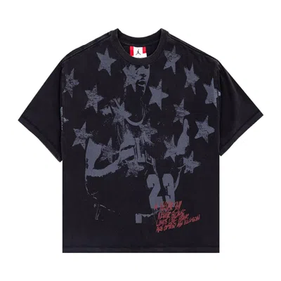 Pre-owned Air Jordan M J Ih Star Short-sleeve Tee 'black' | Men's Size Xl
