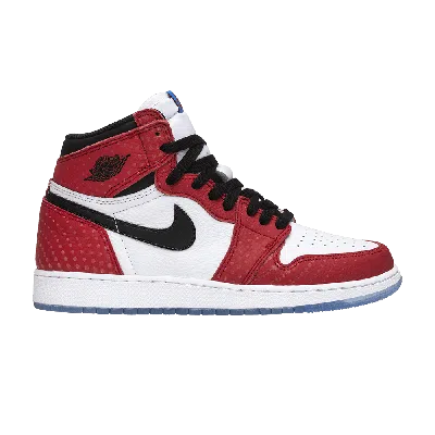 Pre-owned Air Jordan Marvel X  1 Retro High Gs 'origin Story' In Red