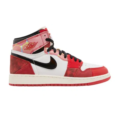 Pre-owned Air Jordan Marvel X  1 Retro High Og Gs 'next Chapter' | Red | Kid's Size 6.5