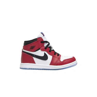 Pre-owned Air Jordan Marvel X  1 Retro High Td 'origin Story' | Red | Infant Size 9