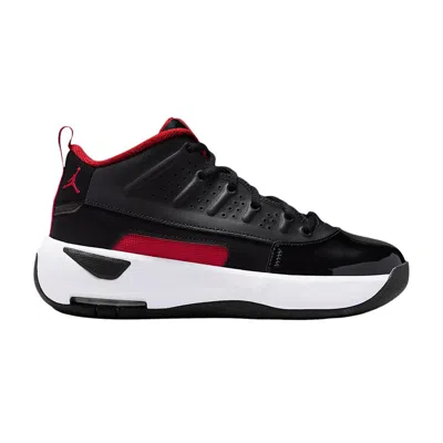 Pre-owned Air Jordan Max Aura 7 Gs 'black White Varsity Red' | Kid's Size 4