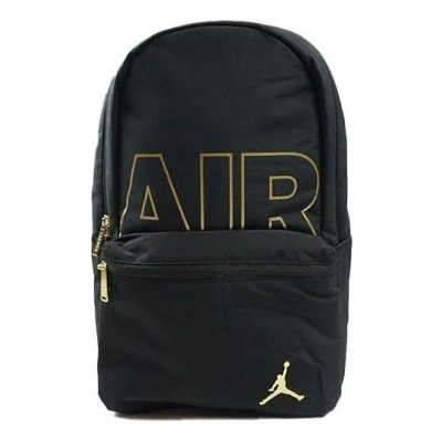 Air Jordan Medium Backpack 'black Gold' In Multi