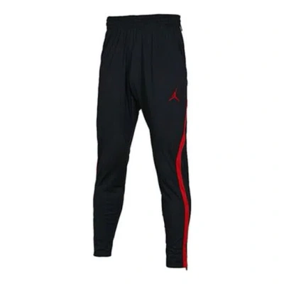 Air Jordan Men's  23 Alpha Dri-fit Training Slim Fit Sports Pants/trousers/joggers Black Red