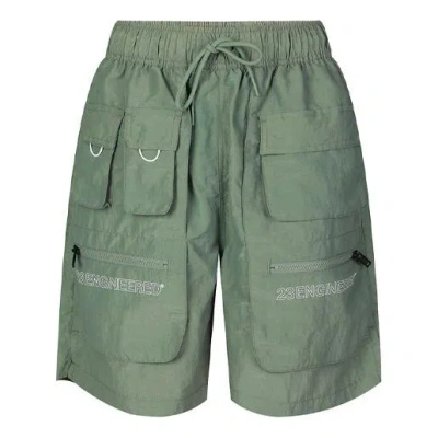 Air Jordan Men's  23 Engineered Multiple Pockets Loose Cargo Sports Shorts 'military Green'