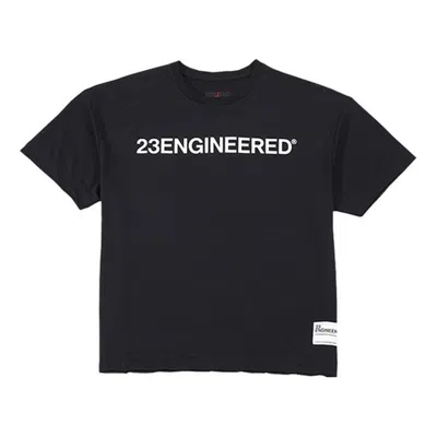 Air Jordan Men's  23 Engineered Sports Round Neck Short Sleeve Black T-shirt