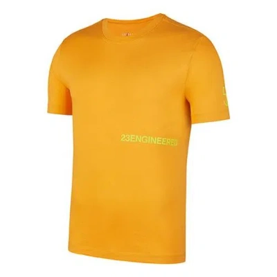 Air Jordan Men's  23 Engineered X Neymar Jr Round Neck Short Sleeve T-shirt In Yellow