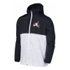 Air Jordan Men's  As J Jm Clscs Windwear Jkt Colorblock Hooded Jacket Black