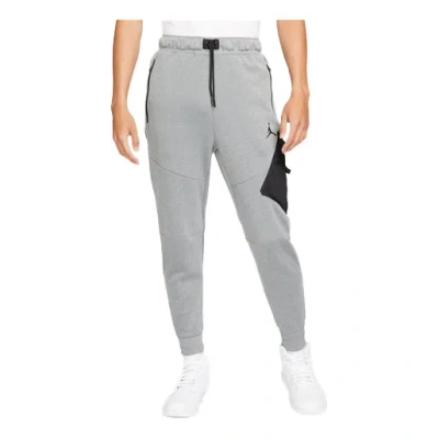 Air Jordan Men's  Athleisure Casual Sports Running Knit Long Pants/trousers Gray