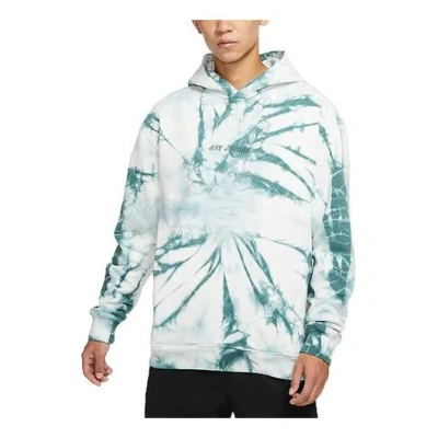 Air Jordan Men's  Back Large Logo Printing Tie Dye Sports Green