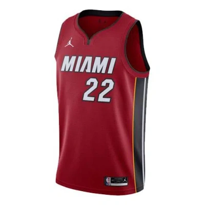 Air Jordan Men's  Basketball Sports Sw Fan Edition 20-21 Season Miami Heat Butler 2 No. 2 Jersey In Red