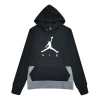 Air Jordan Men's  Brand Fleece Hooded Pullover Black