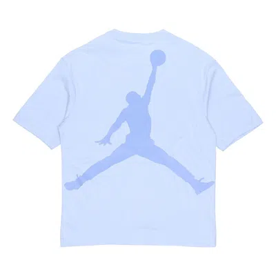 Air Jordan Men's  Casual Sports Breathable Short Sleeve Blue T-shirt
