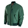 Air Jordan Men's  Essentials Ma-1 Reversible Aviator Woven Padded Clothes Green Jacket