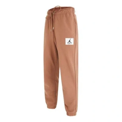Air Jordan Men's  Essentials Statement Casual Sports Knit Long Pants/trousers Autumn Khaki In Neutral