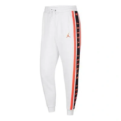 Air Jordan Men's  Fleece Casual White Long Pants/trousers