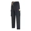Air Jordan Men's  Flight Heritage Big Pocket Cargo Woven Drawstring Casual Joggers/pants/trousers Aut In Black