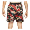 Air Jordan Men's  Flight Heritage Diamond Camouflage Mesh Breathable Casual Sports Shorts Yellow In Multi