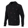 Air Jordan Men's  Full Print Athleisure Casual Sports Pullover Black