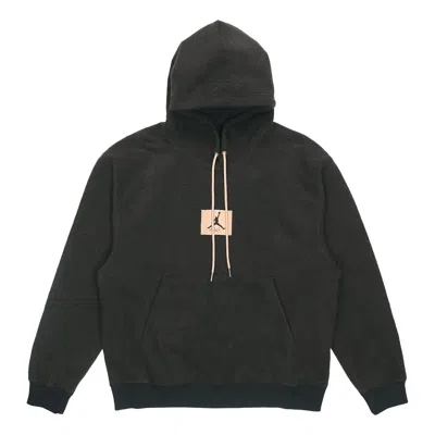 Air Jordan Men's  Hooded Casual Printing Sports Plush Pullover Autumn Black