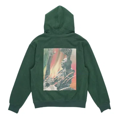 Air Jordan Men's  Hooded Casual Printing Sports Plush Pullover Green