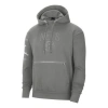 Air Jordan Men's  Nba Brooklyn Nets Fleece Lined Stay Warm Sports Pullover Gray