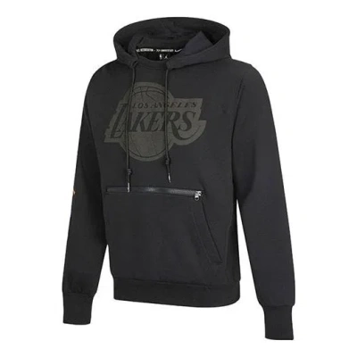 Air Jordan Men's  Nba Los Angeles Lakers Casual Sports Fleece Pullover Black