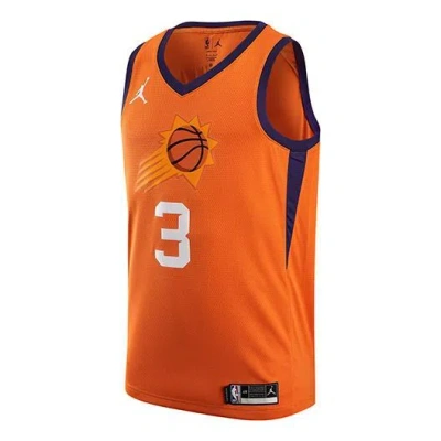 Air Jordan Men's  Nba Retro Basketball Jersey/vest Sw Fan Edition 20 Season Knicks Phoenix Suns Paul  In Orange