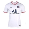 Air Jordan Men's  Paris Saint-germain Fan Edition 21-22 Season Sports Soccer/football Short Sleeve 4  In Blue