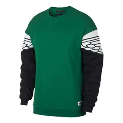 Air Jordan Men's  Round Neck Sports Green