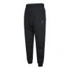 Air Jordan Men's  Solid Color Logo Casual Bundle Feet Knit Sports Pants/trousers/joggers Black
