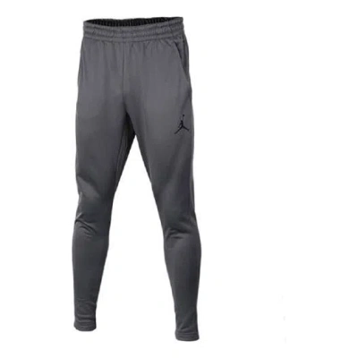 Air Jordan Men's  Solid Color Logo Printing Elastic Waistband Sports Pants/trousers/joggers Gray